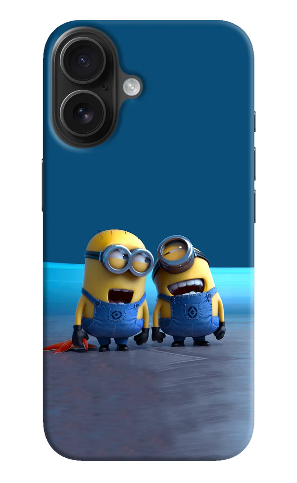 Minion Laughing iPhone 16 Back Cover